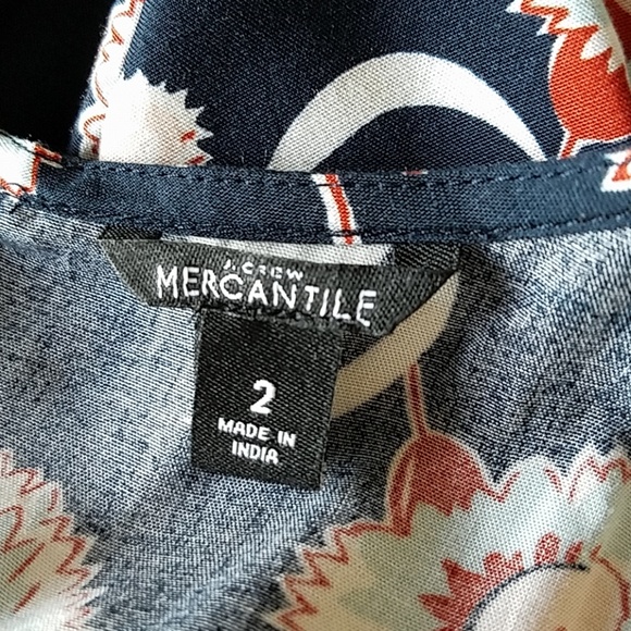 Flutter J. Crew navy, floral dress - Picture 8 of 8